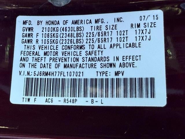 2015 Honda CR-V EX-L