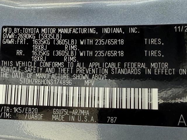 2022 Toyota Highlander XLE