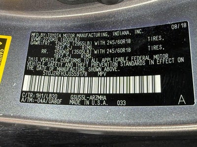 2018 Toyota Highlander XLE