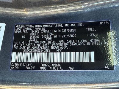 2024 Toyota Highlander Platinum