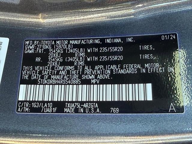 2024 Toyota Highlander Platinum
