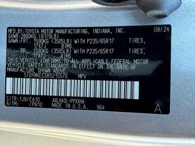 2024 Toyota Sienna XLE 7 Passenger