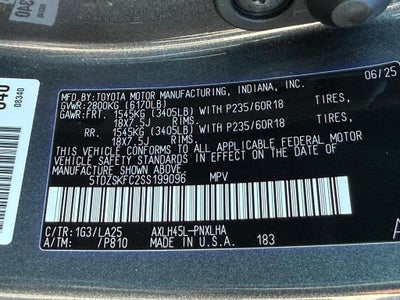 2025 Toyota Sienna Limited 7 Passenger