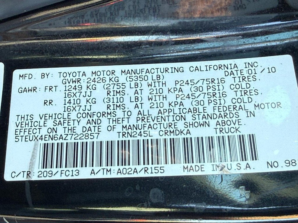 2010 Toyota Tacoma Base