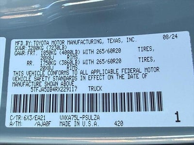 2024 Toyota Tundra Limited
