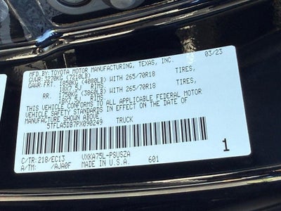 2023 Toyota Tundra SR5
