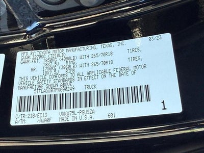 2023 Toyota Tundra SR5