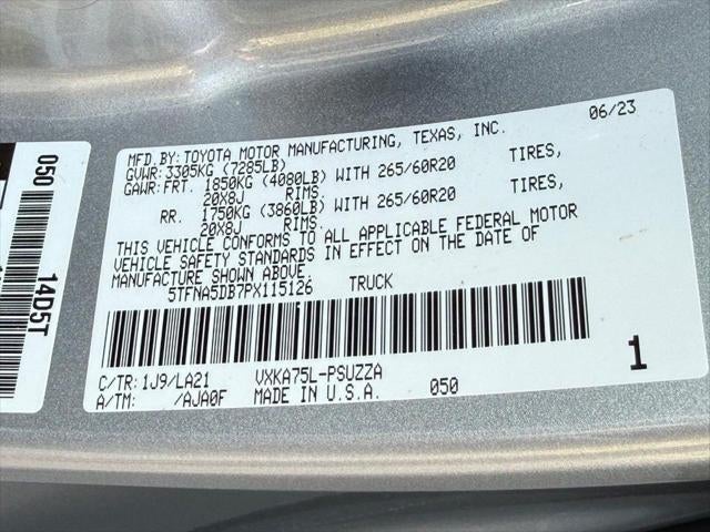 2023 Toyota Tundra Platinum