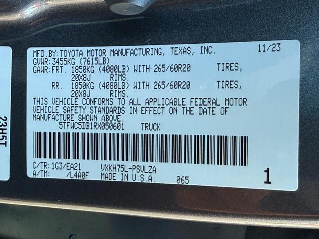 2024 Toyota Tundra Hybrid Limited