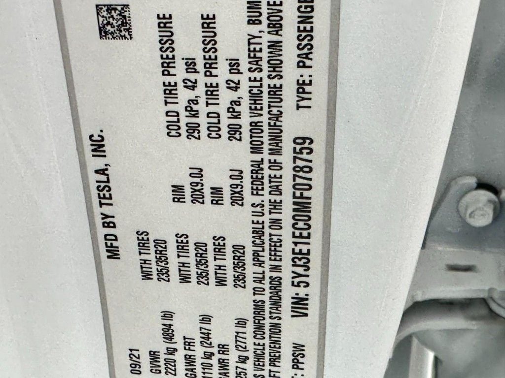2021 Tesla Model 3 Performance