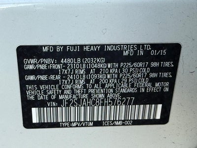 2015 Subaru Forester 2.5i Limited