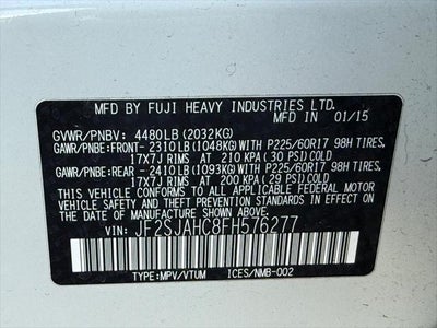 2015 Subaru Forester 2.5i Limited