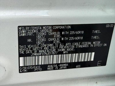2022 Toyota RAV4 Hybrid XLE Premium