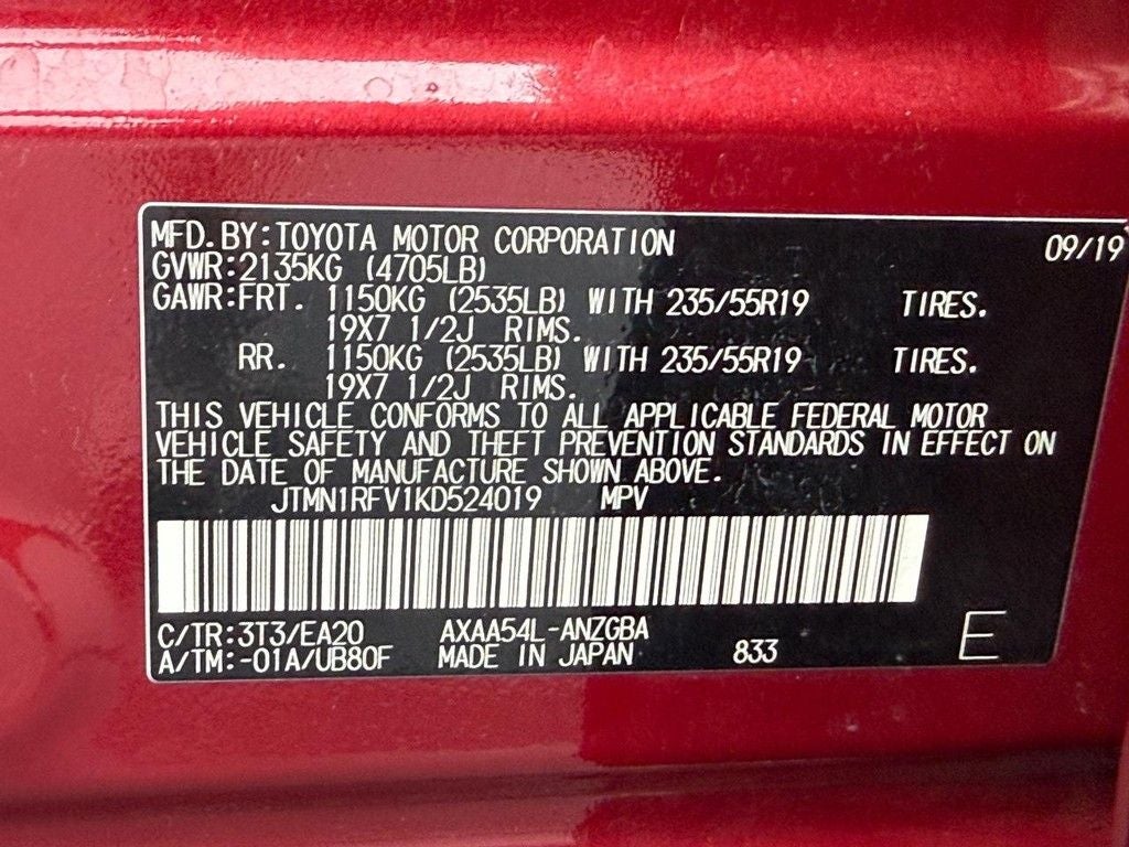 2019 Toyota RAV4 Limited