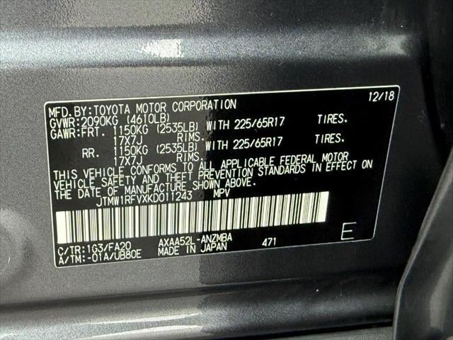 2019 Toyota RAV4 XLE