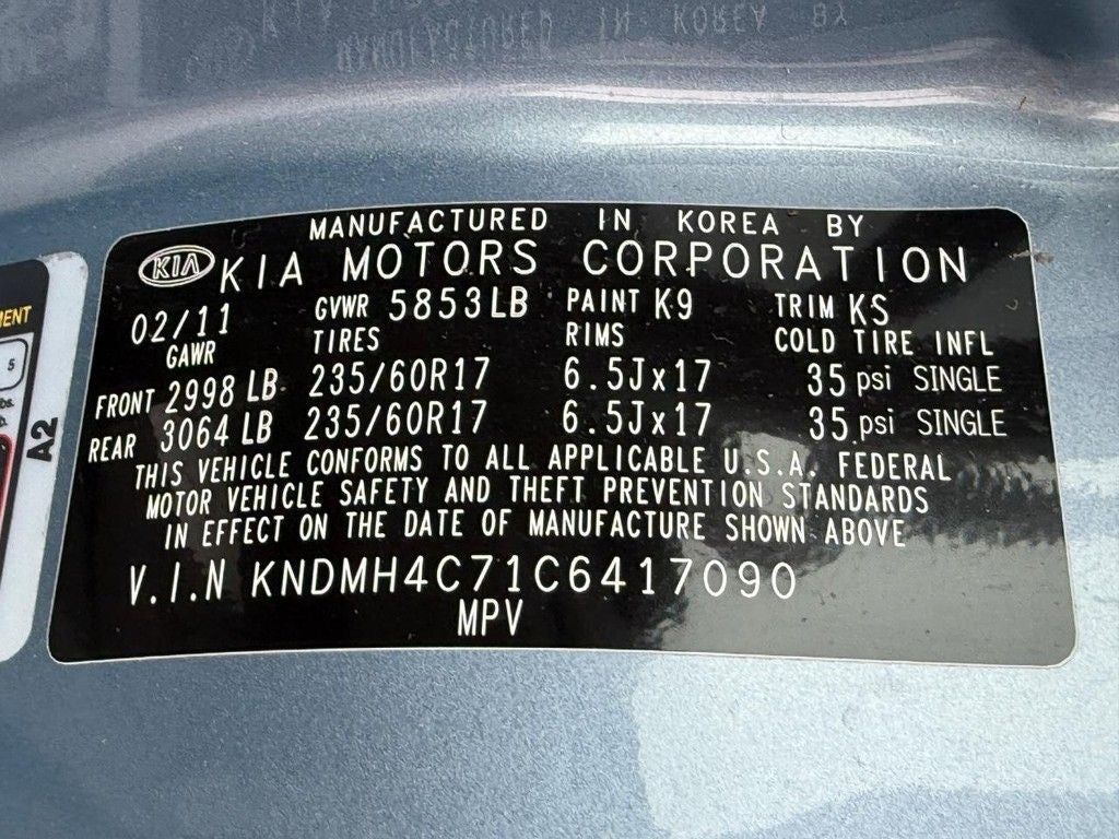 2012 Kia Sedona EX