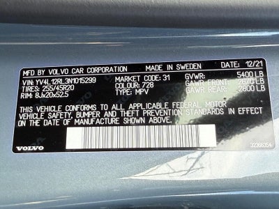 2022 Volvo XC60 B5 Inscription