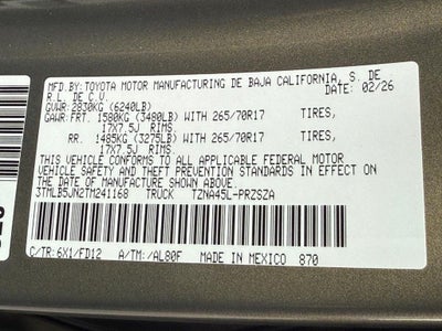 2026 Toyota Tacoma TRD Off-Road