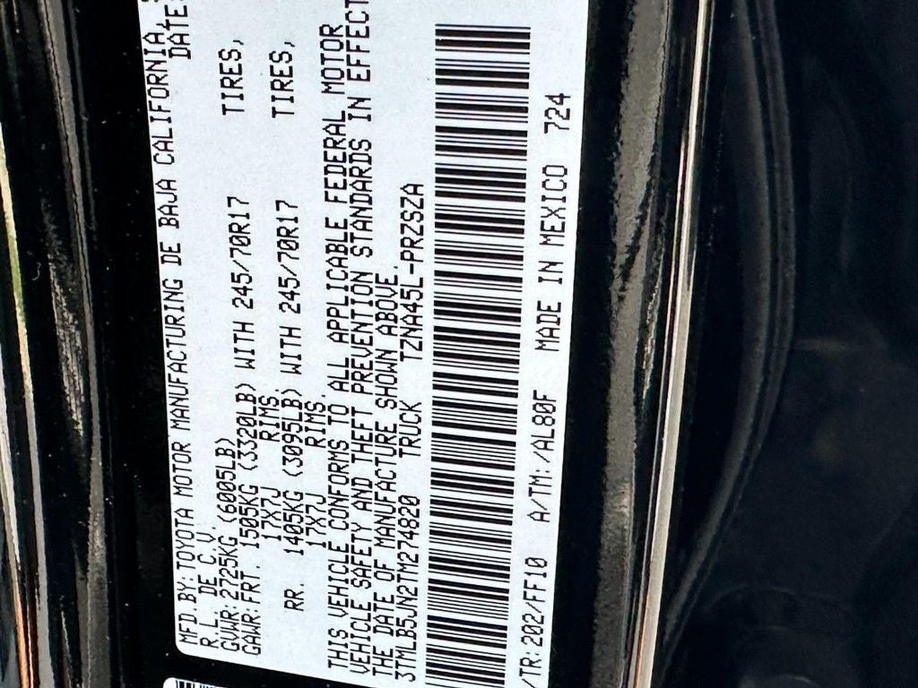 2026 Toyota Tacoma SR5