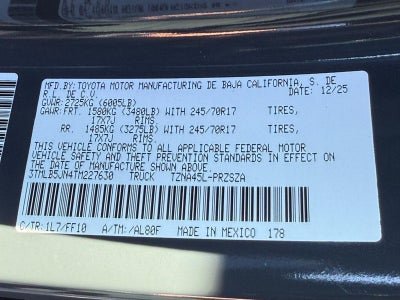 2026 Toyota Tacoma SR5