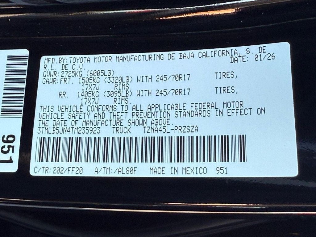 2026 Toyota Tacoma SR5