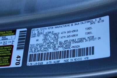 2026 Toyota Tacoma TRD Sport