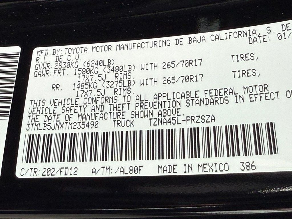 2026 Toyota Tacoma TRD Off-Road