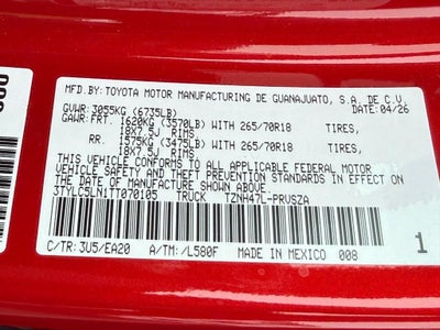 2026 Toyota Tacoma i-FORCE MAX Tacoma TRD Off-Road