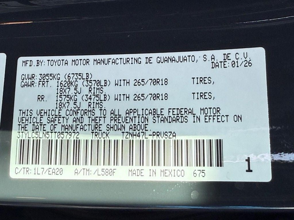 2026 Toyota Tacoma i-FORCE MAX Tacoma TRD Off-Road