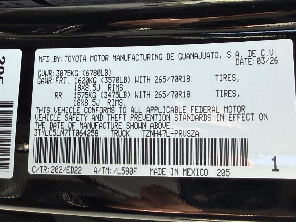 2026 Toyota Tacoma i-FORCE MAX Tacoma TRD Pro