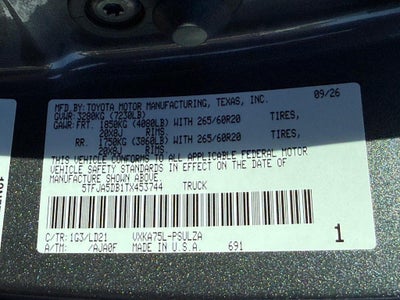 2026 Toyota Tundra Limited