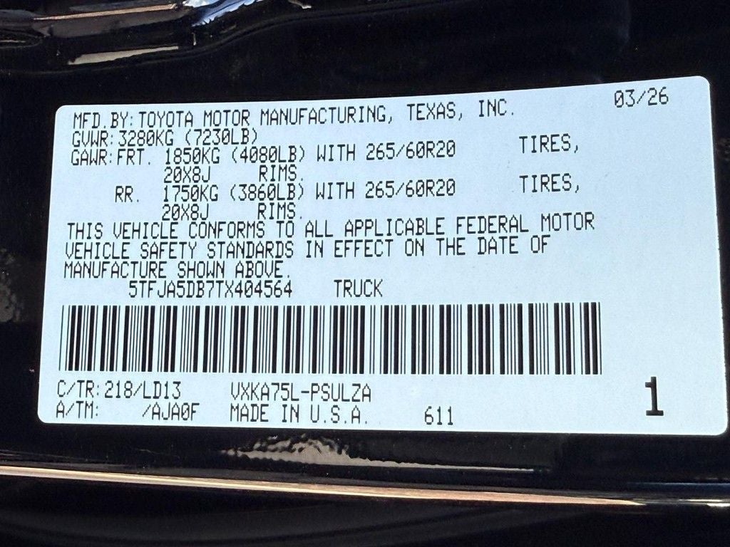 2026 Toyota Tundra Limited