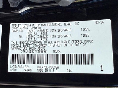 2026 Toyota Tundra SR5