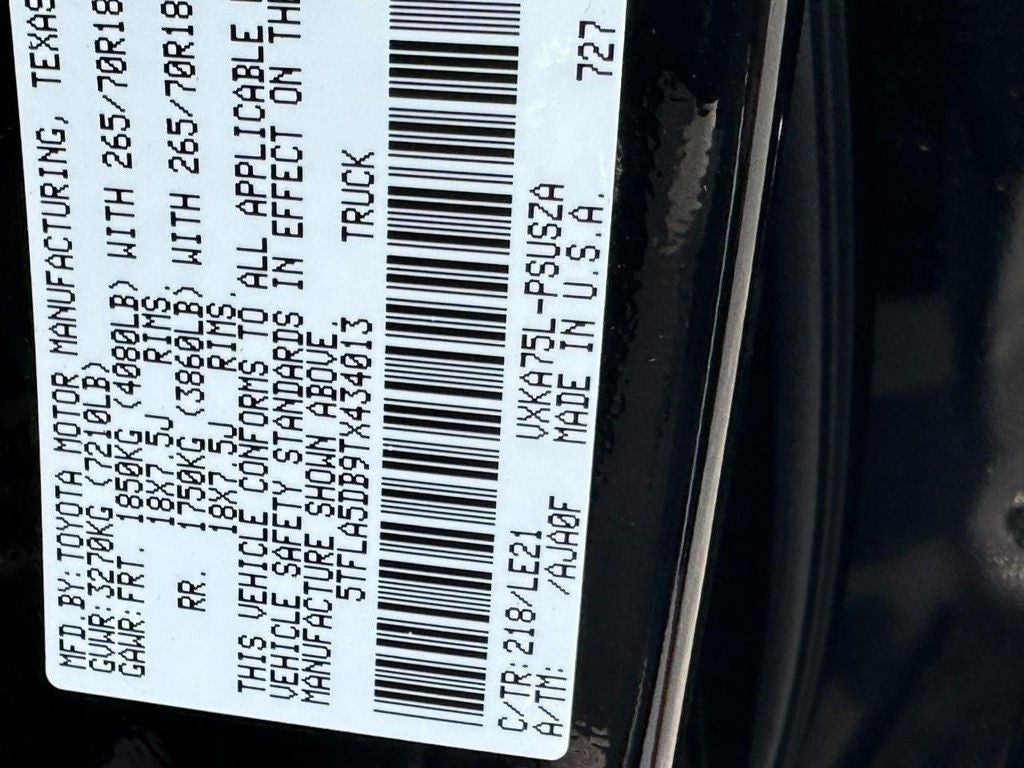2026 Toyota Tundra SR5