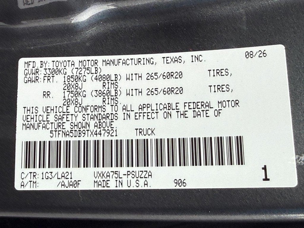 2026 Toyota Tundra Platinum