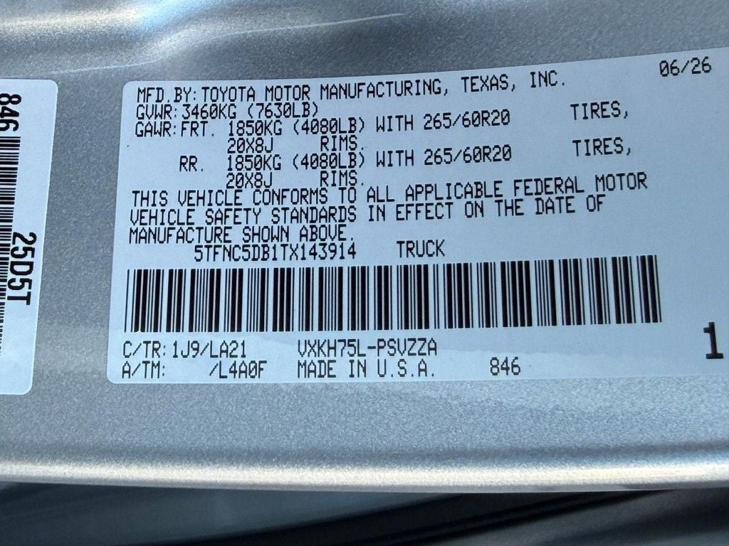 2026 Toyota Tundra i-FORCE MAX Tundra Platinum