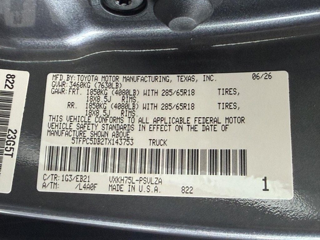 2026 Toyota Tundra i-FORCE MAX Tundra TRD Pro