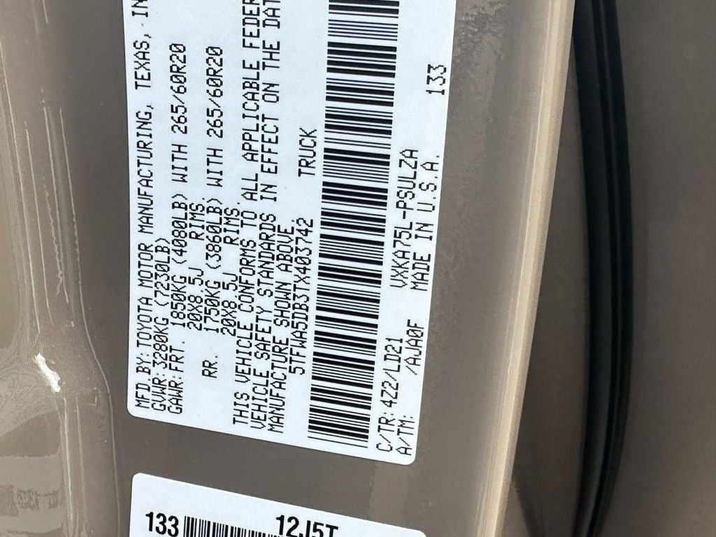 2026 Toyota Tundra Limited