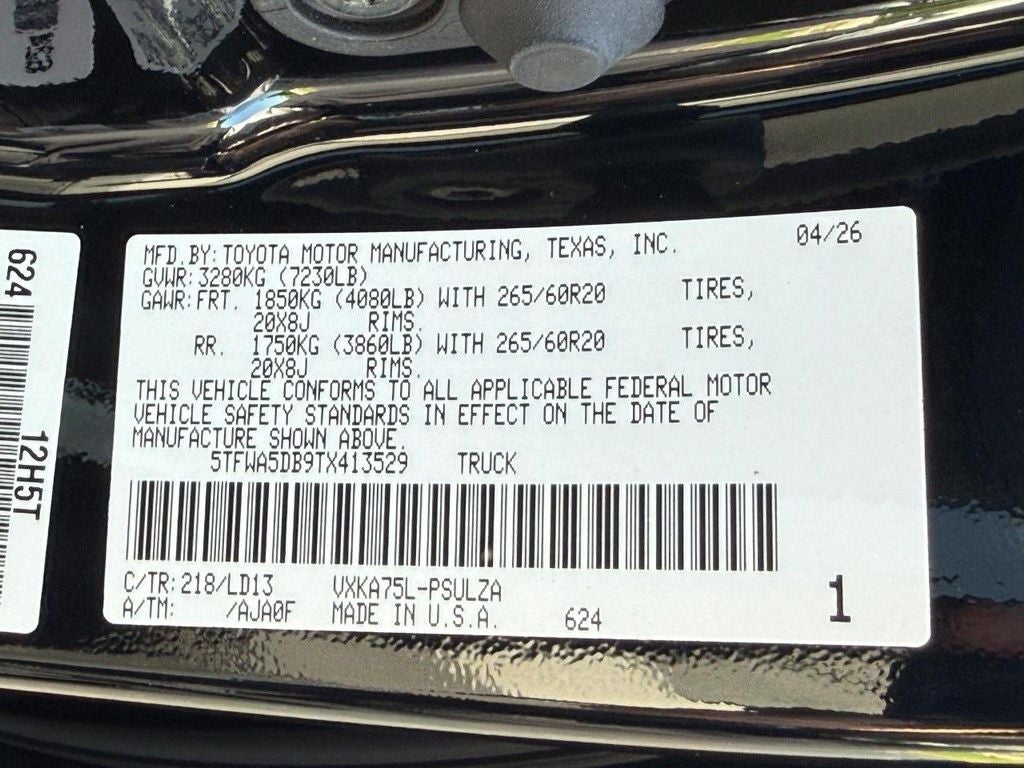 2026 Toyota Tundra Limited