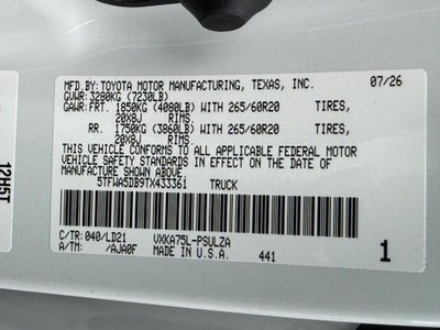 2026 Toyota Tundra Limited