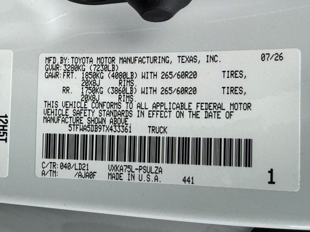2026 Toyota Tundra Limited