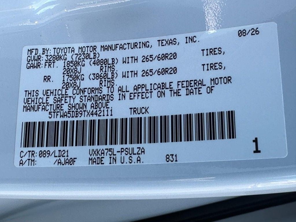 2026 Toyota Tundra Limited