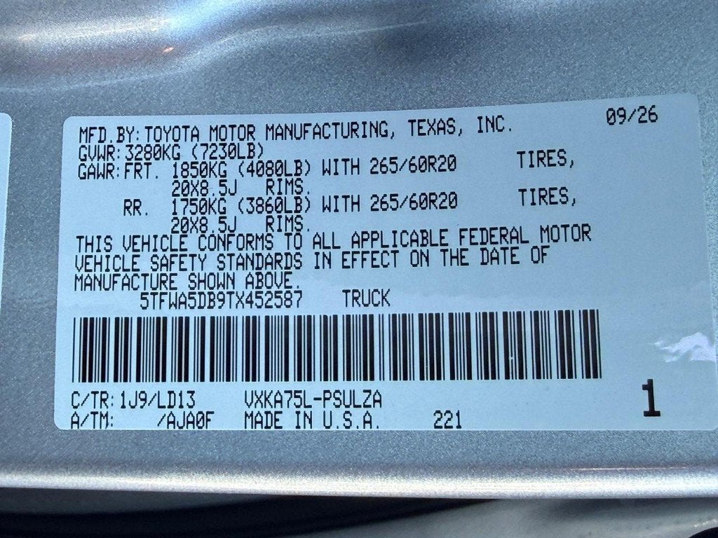 2026 Toyota Tundra Limited
