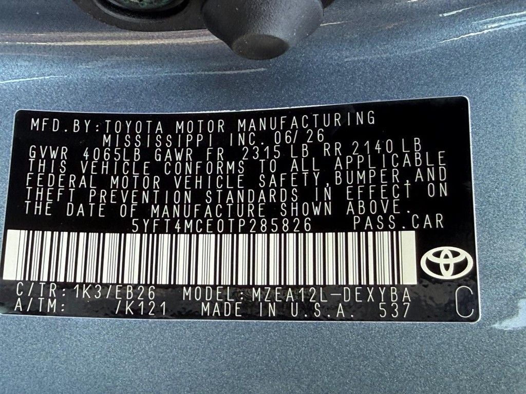 2026 Toyota Corolla XSE
