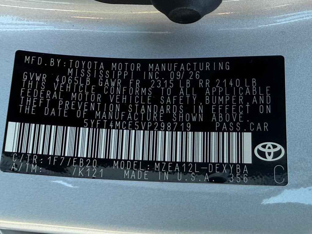 2027 Toyota Corolla XSE
