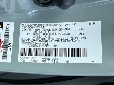 2026 Toyota Sequoia Limited