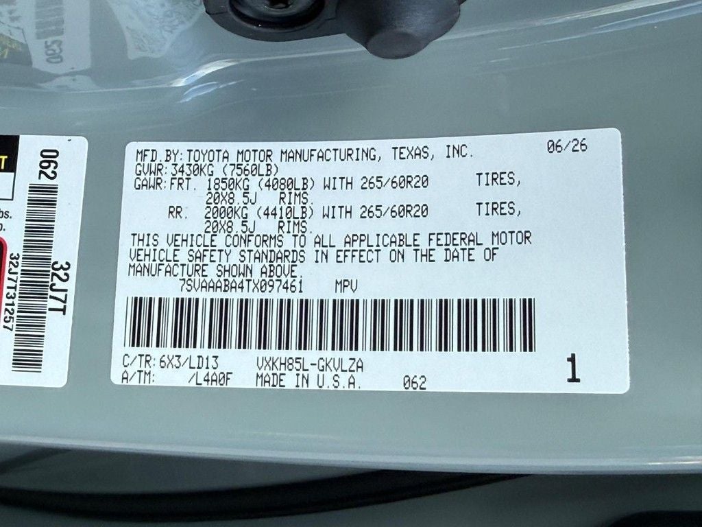 2026 Toyota Sequoia Limited