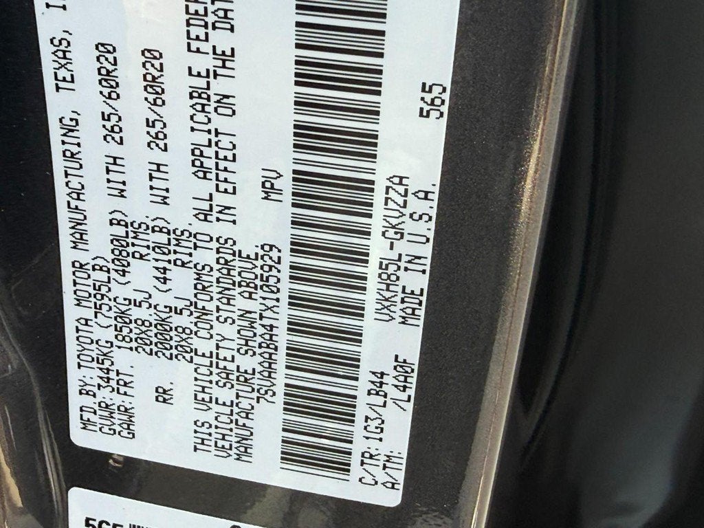 2026 Toyota Sequoia 1794 Edition