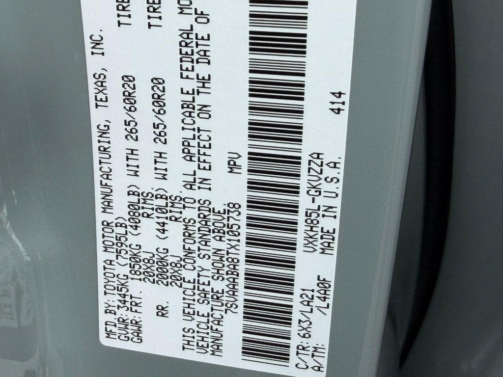 2026 Toyota Sequoia Platinum