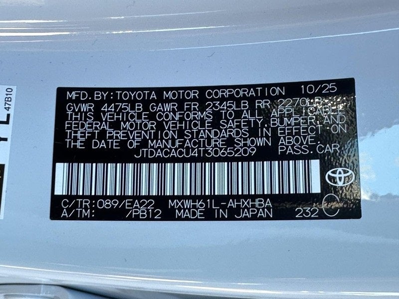 2026 Toyota Prius Plug-in Hybrid XSE Premium